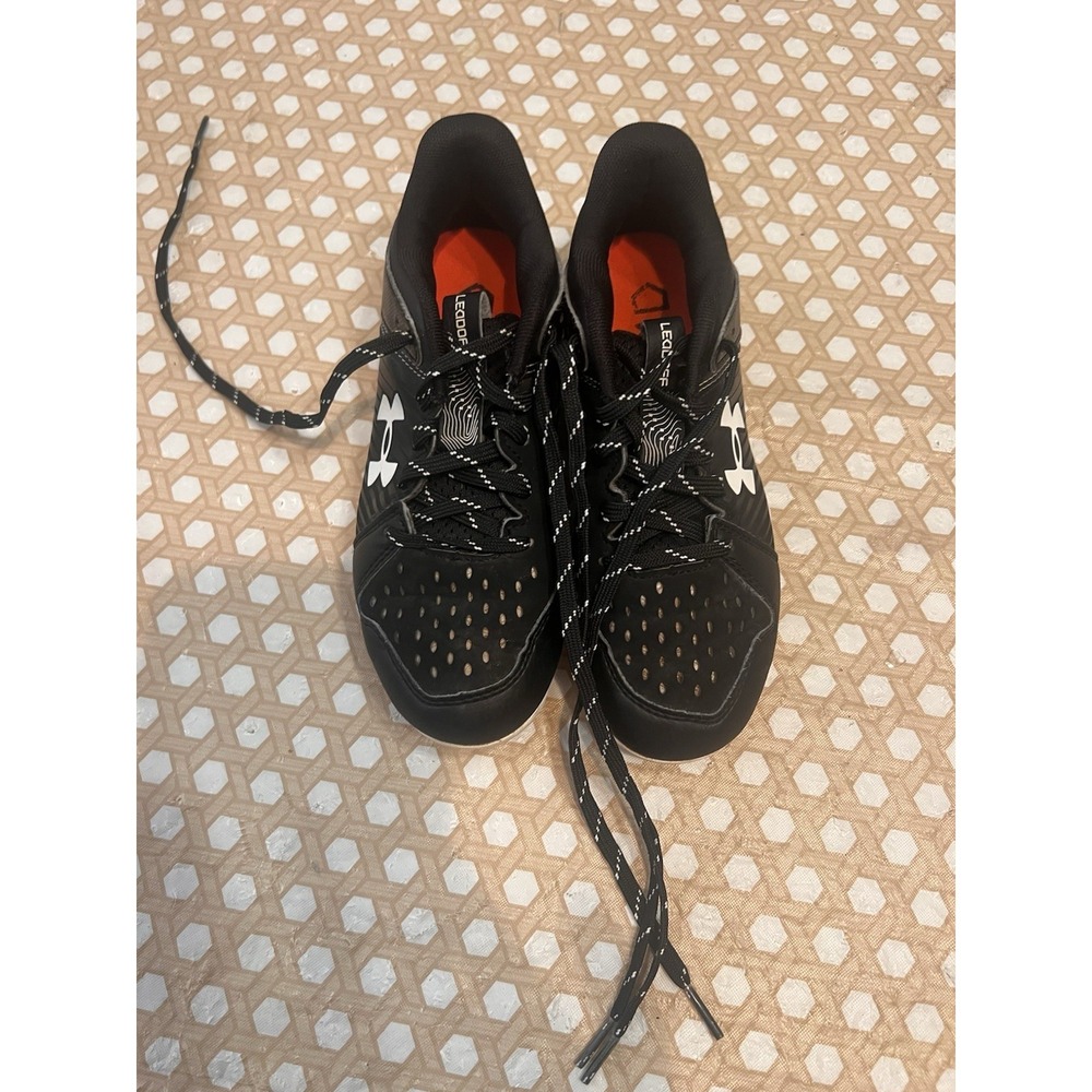 Under Armour Leadoff Low RM Jr Baseball Cleats Black/White Size 2Y